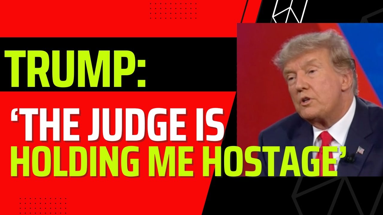 Trump: “The Judge Is Holding Me Here! I Can’t Leave! HOWEVER, I’m Going Golfing Tomorrow.”