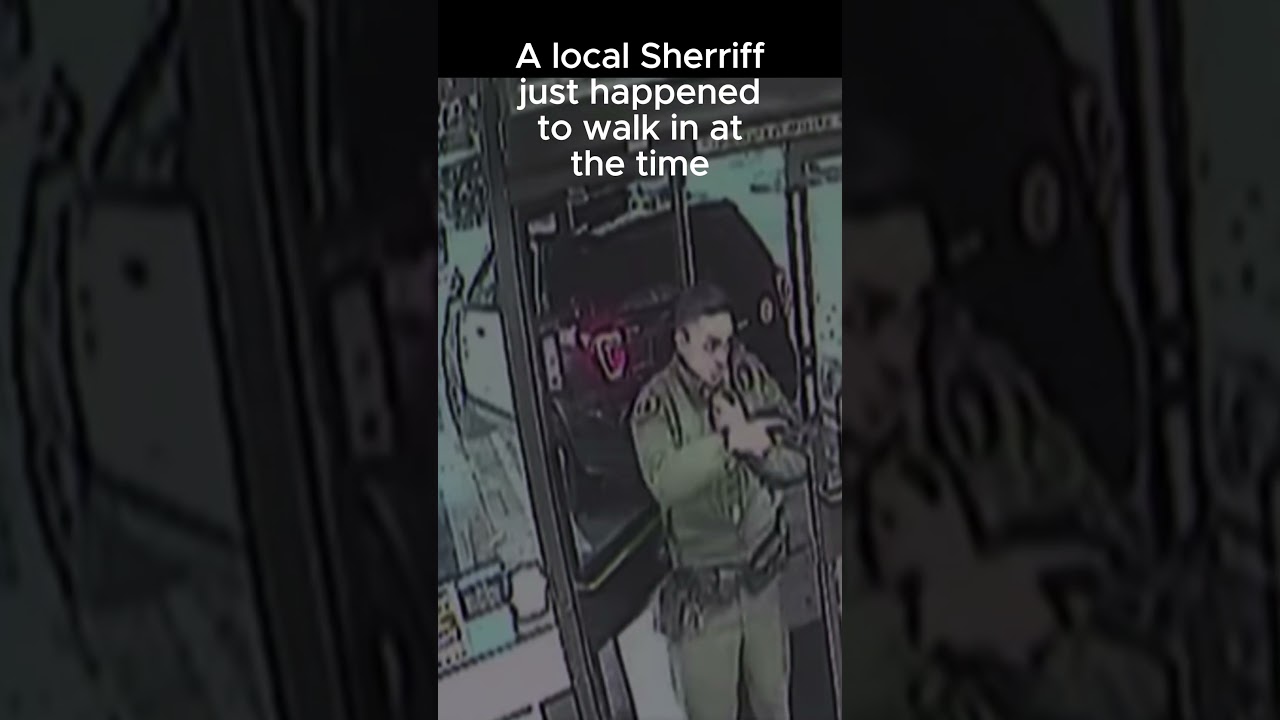Sheriff’s Deputy Walks Into 7-Eleven While It’s Being Robbed.