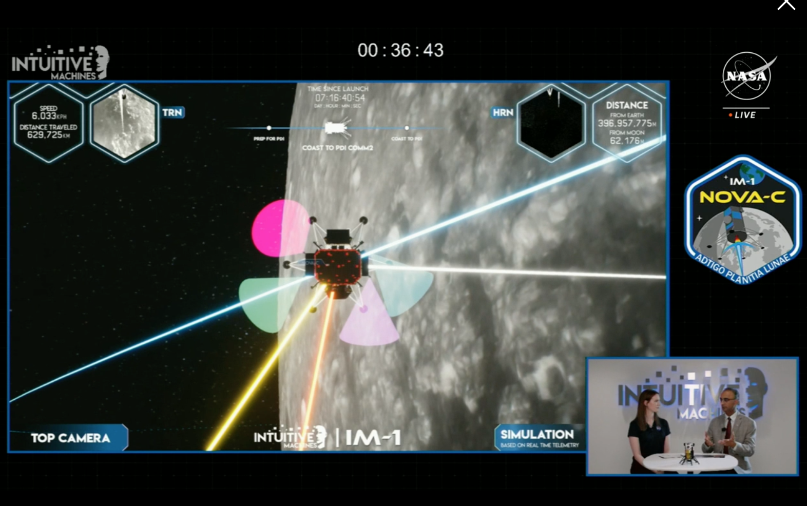 WATCH LIVE: Odysseus mission aims to make historic moon landing