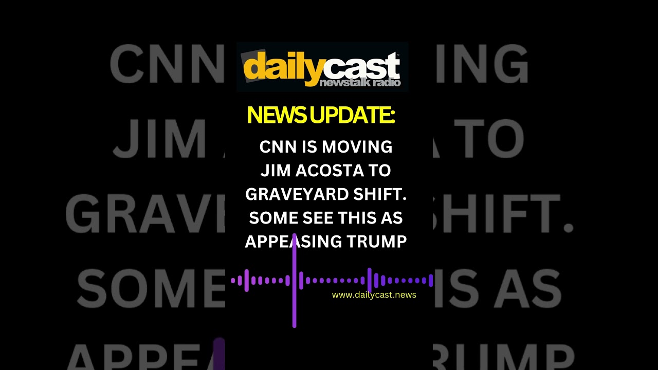 CNN Moves Anchor Jim Acosta To Graveyard Shift