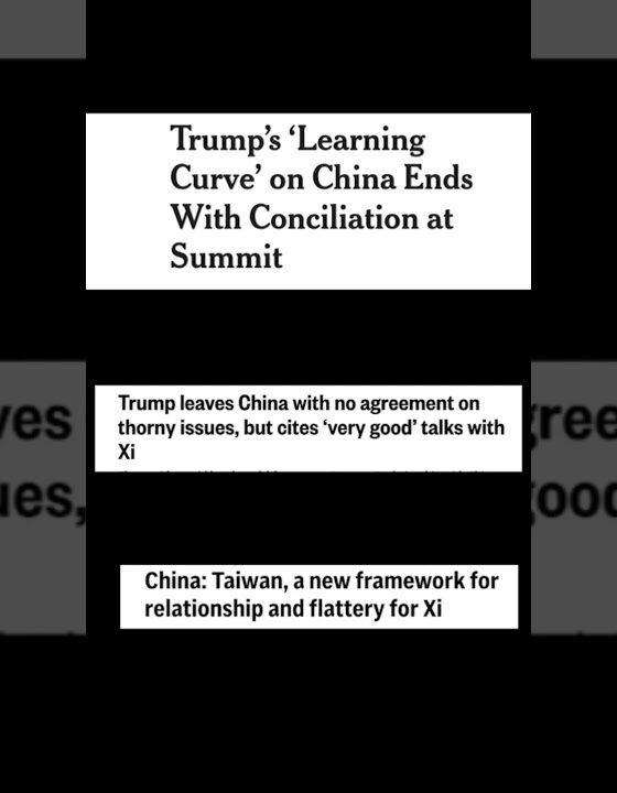 “EMBARRASSING” sums up Trump’s China visit. Here’s why: