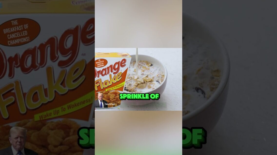 FINALLY! A Cereal for the draft dodger and his MAGA cult!!