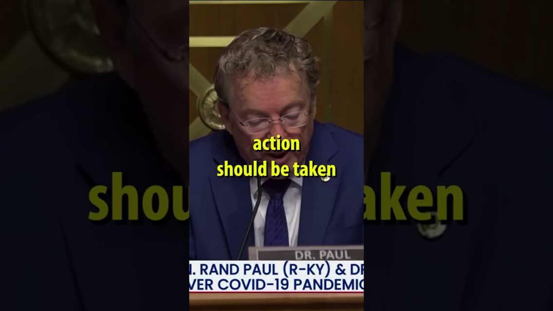 Wow! This one question immediately shut Sen. Rand Paul up
