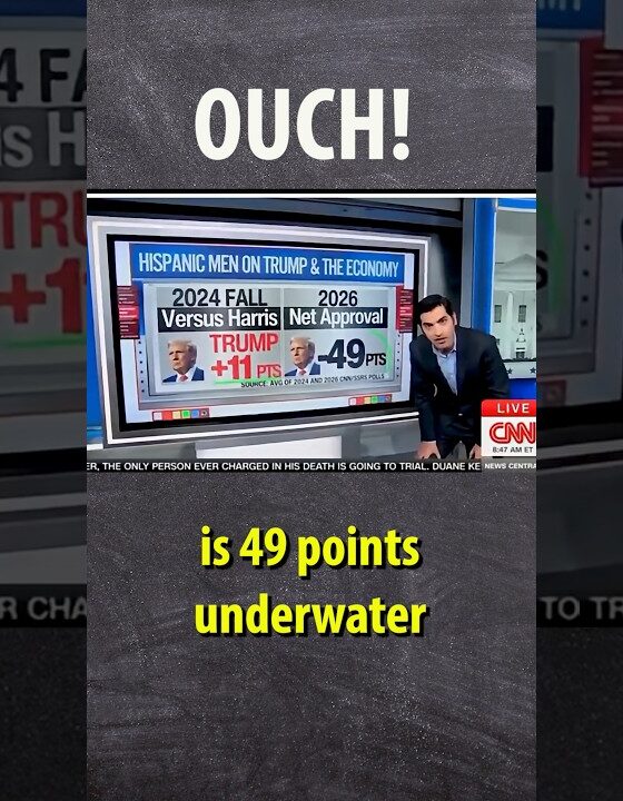 Numbers just are not looking good for the bloated orange one